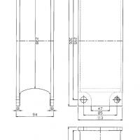 bomag rectangular rubber isolator buffers for compactors